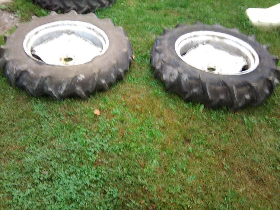 Farmall / International Cub ~ Pair of Rear 9.5 x 24 Tires