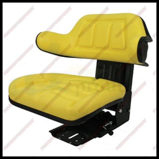 UNIVERSAL Tractor Yellow Vinyl Seat for John Deere TRACTOR 265 LB Rating
