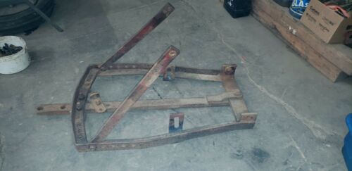 Massey Harris Tractor 101JR Draw Bar Hitch With Brackets  MH 101 complete hitch