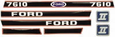 New Ford 7610 Decal Set