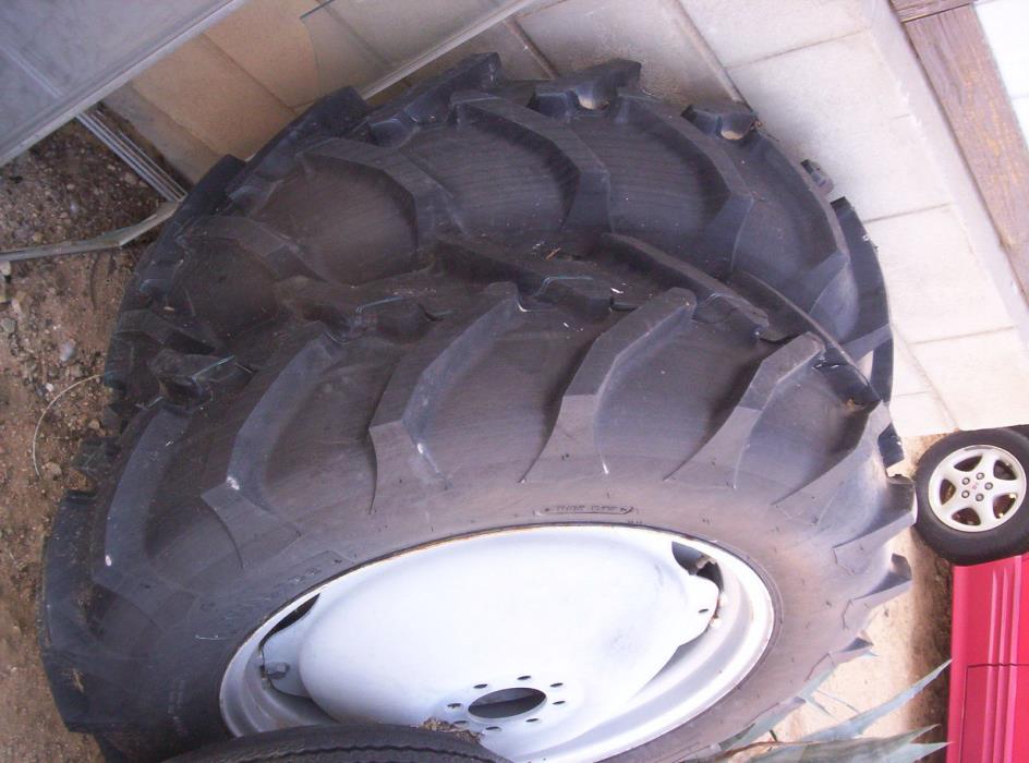 12.4-28/11-28 Alliance tractor tires rims weights Massey Ferguson Z129 TO30 1953