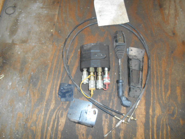 Tractor hydraulic control valve