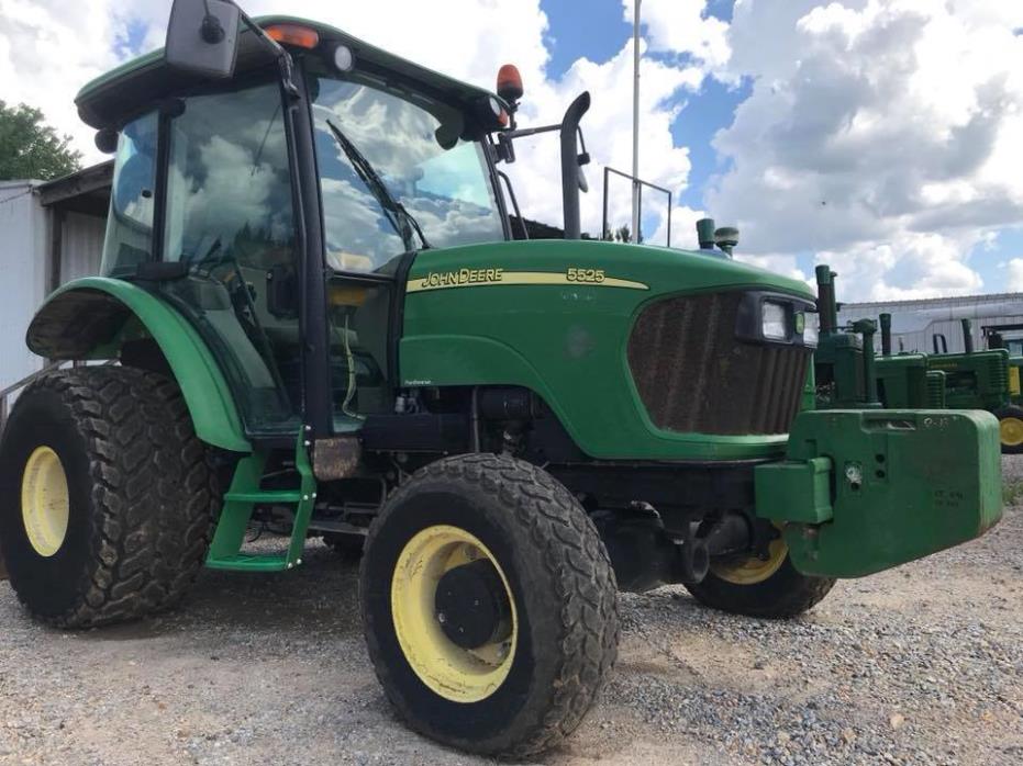 2005 John Deere 5525 Farm Tractor 4x4 **445 HOURS** Cab and air, 91HP