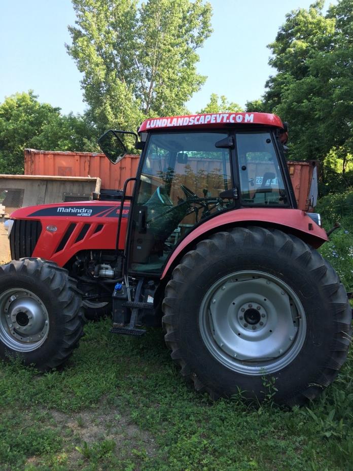2015 Mahindra Mforce 105s cab tractor with Normand Snow Blower. Excellent shape!