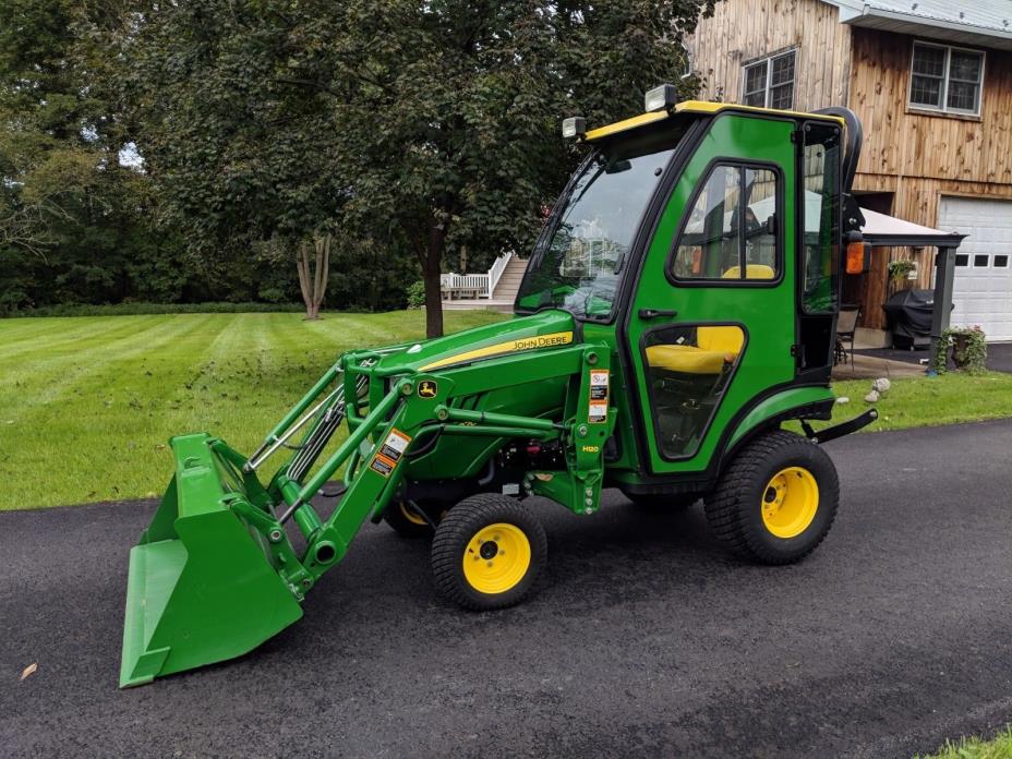 2013 John Deere 1026R Tractor H120 Loader Curtis Cab