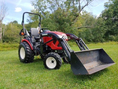 2015 Yanmar 424 Tractor With Loader, Auger