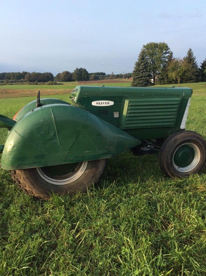 Oliver tractor.2 Oliver’s 770 diesel orchard tractors.Consecutive serial numbers