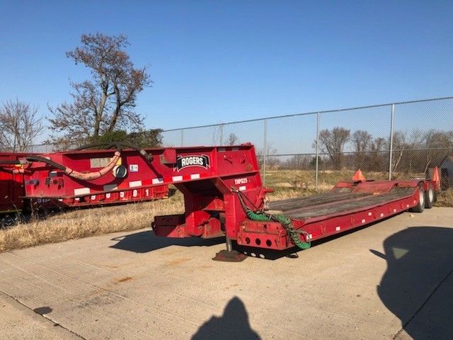 1970 Rogers LowBoy Trailer red used