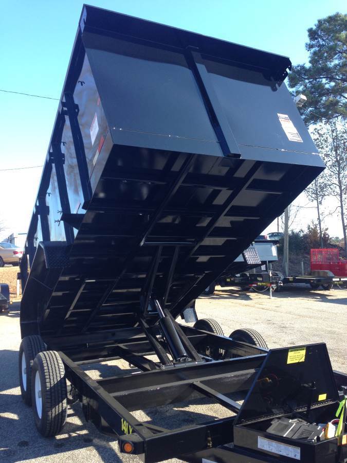 New Big Tex 14LX 14,000lb GVW Dump Trailer with Monster 4' Sides