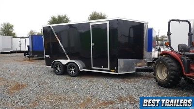 tall 7x14 element SE look cargo enclosed motorcycle trailer torsion axle 7 x 14
