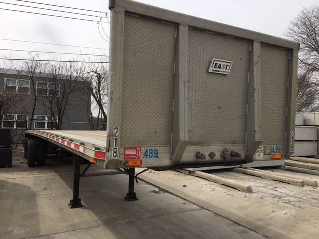 2000 East 45ft Aluminum FlatBed Equipment Tractor Truck Trailer