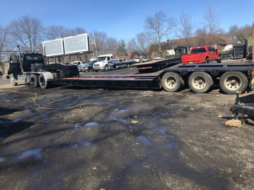 Rogers 50 Ton Lowboy Trailer DETACHABLE GOOSENECK TRI AXLE AIR RIDE