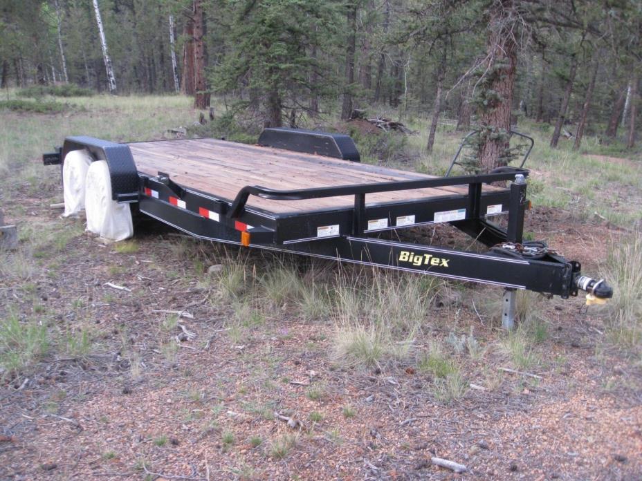 2007 Big Tex 18' Flatbed Trailer double axel, 2500# capacity, hardly used