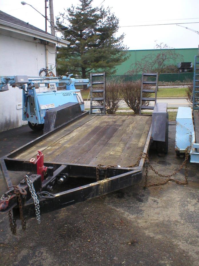 Trailer wood deck