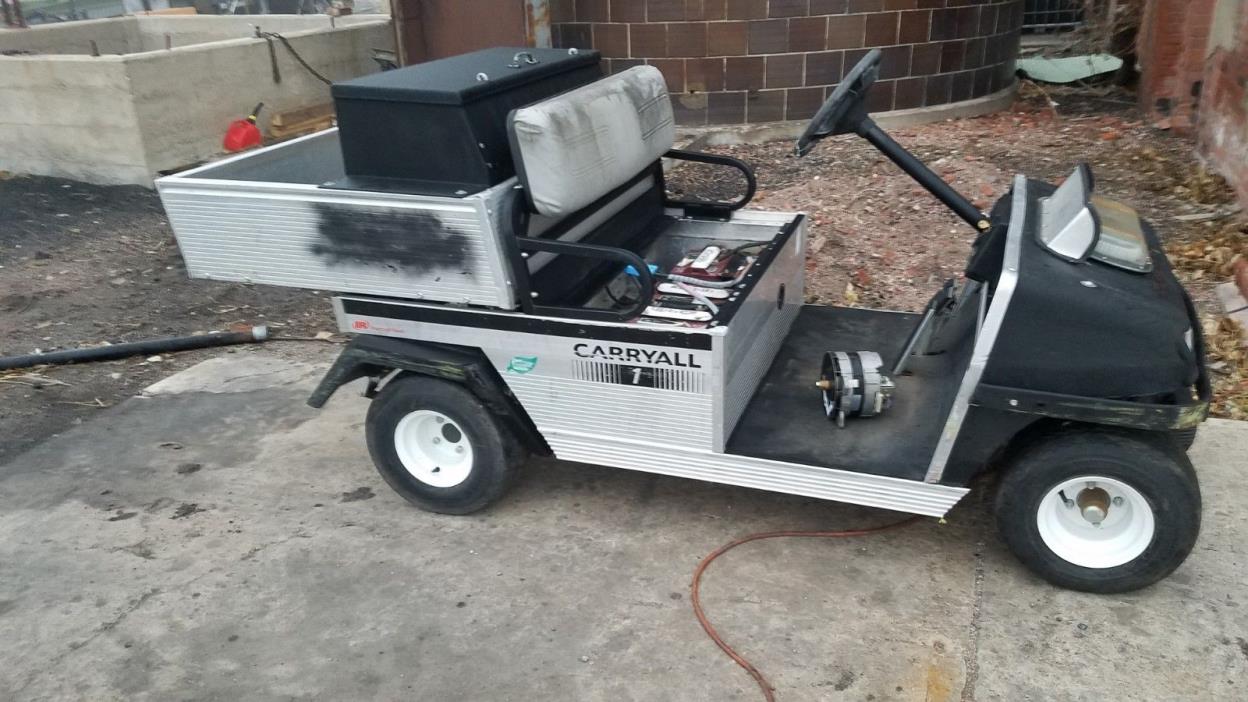 Ingersoll Rand Club Car Carryall 1 Industrial Golf Cart Aluminum Dump Bed 48V