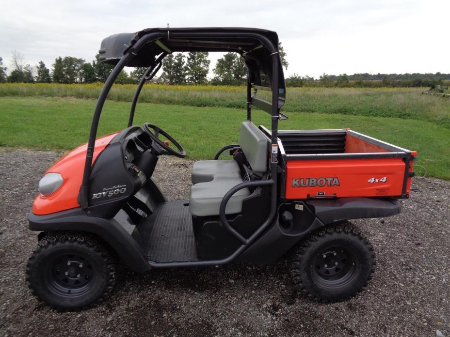 Kubota RTV500, 1 OWNER, 4WD, 167 Hours, VHT Plus Transmission