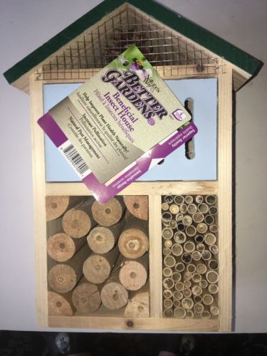 4 Chamber Insect Hotel Butterfly House Masson Bee House Lady Bug Easy Clean