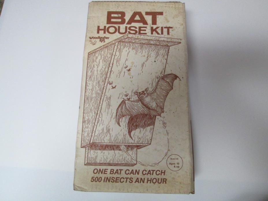 Unopened Sealed Woodcrafter Kits BAT HOUSE KIT Model 610