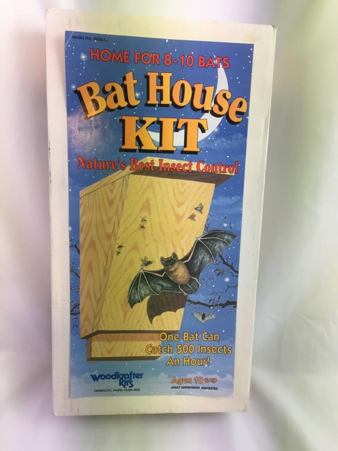 Woodcrafter Bat House Kit Home for 8-10 Bats Natures Best Insect Control