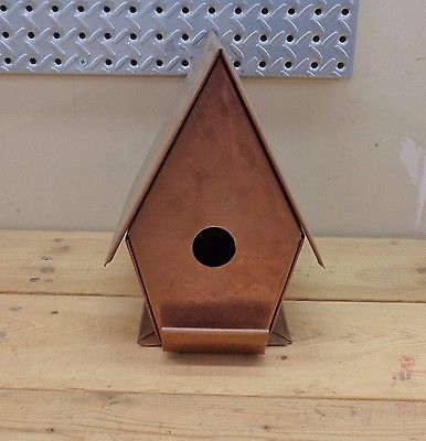 Solid Copper  Bird House Never Used