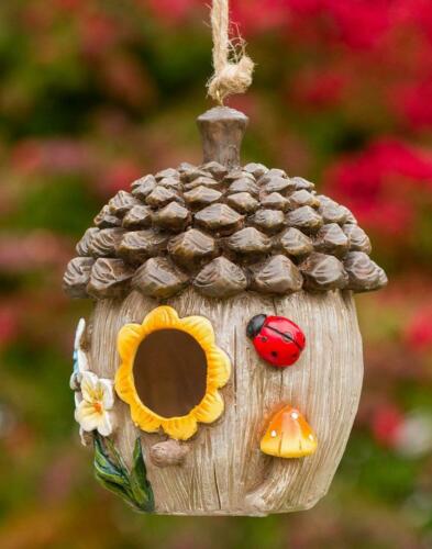Acorn Cottage Decorative Hand-Painted Bird House