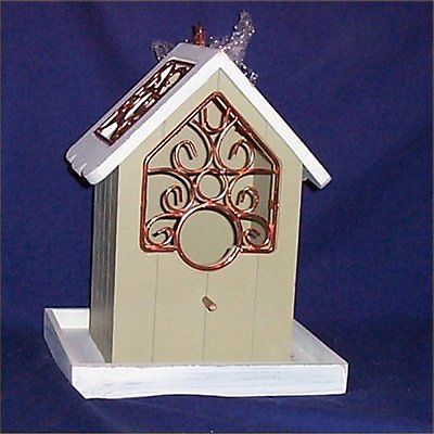 Bird house Cooper Decorative Yard Decor Tree Hanging Green Yard Art Birdhouse