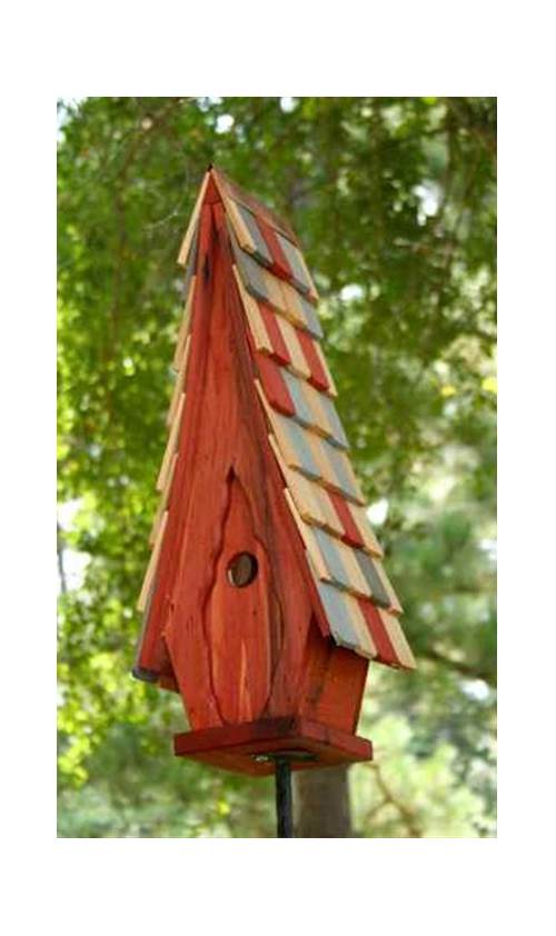 High Cotton Bird House in Redwood Finish [ID 3215594]