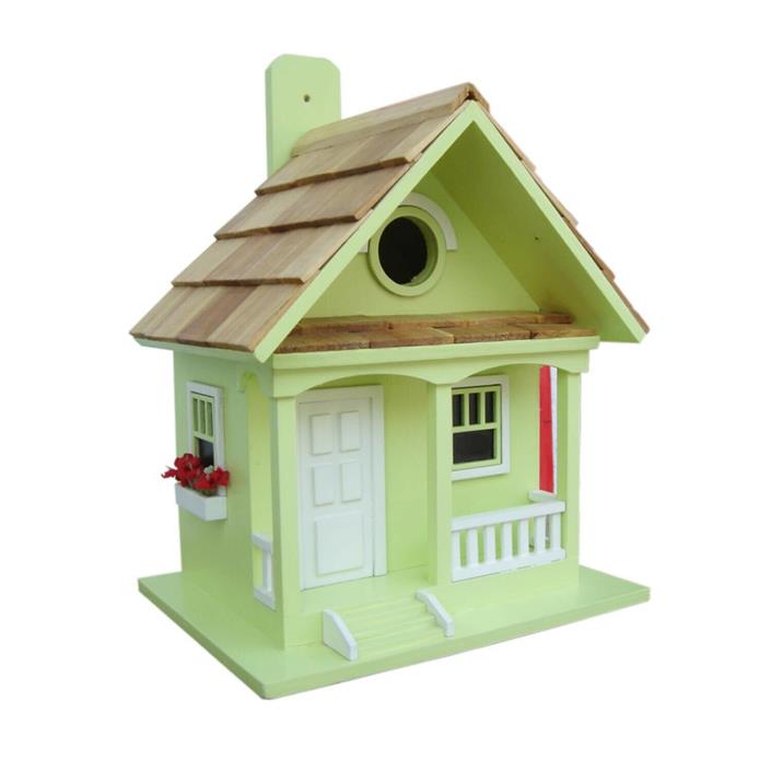 KEY LIME COTTAGE BIRDHOUSE by HOME BAZAAR