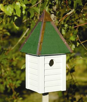 Gatehouse Bird House in White  [ID 9009]