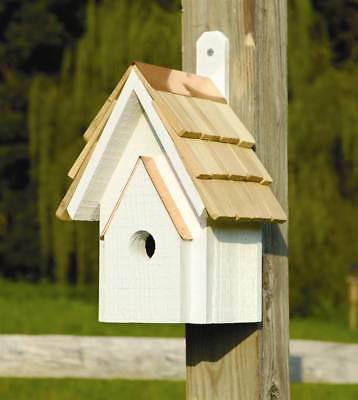 Classic Bird House in Whitewashed  [ID 8987]