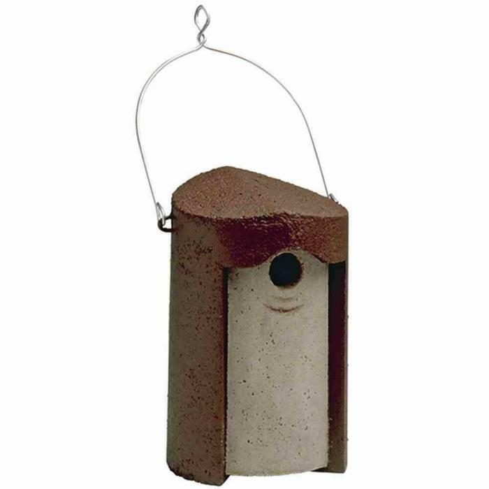 Erdtmanns Strong Woodcrete Concrete Bird Nesting Box House Shelter 6 x 7 x 10