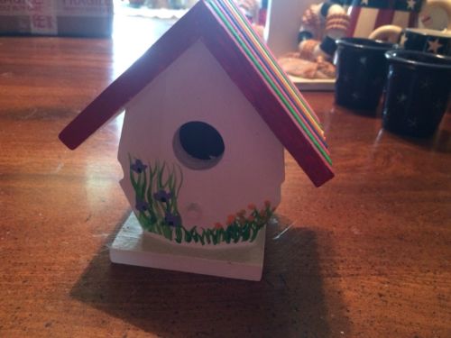 Beautiful Multi Color Birdhouse