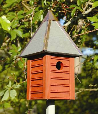 Gatehouse Bird House in Redwood  [ID 9010]