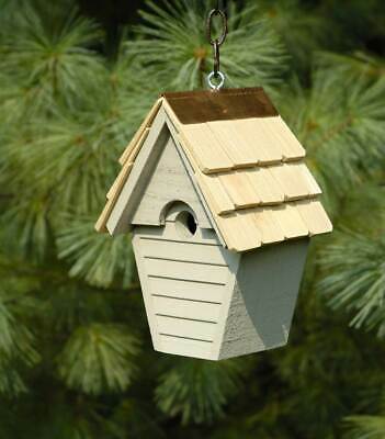 Wren-In-The-Wind Bird House in Smoke Grey  [ID 8992]