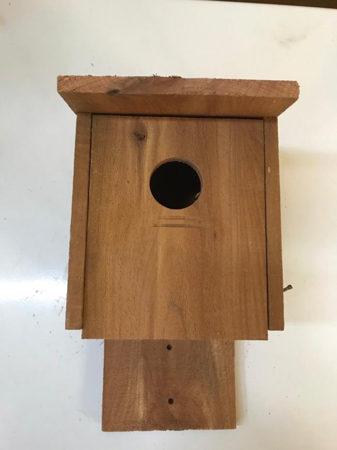 Solid Cedar Bluebird House Quality Handmade