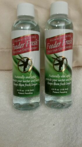 Lot of 2 Hummingbird Feeder Fresh Nectar Defender From Sapphire Labs