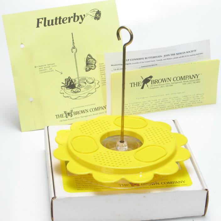 **NEW** Flutterby The Original 12 Oz Butterfly Feeder