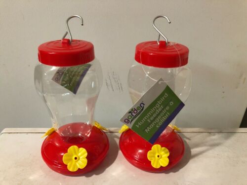 GREAT BUY!  Hummingbird Feeder 2 Pack-Garden Collection Hanging~ Free Shipping!