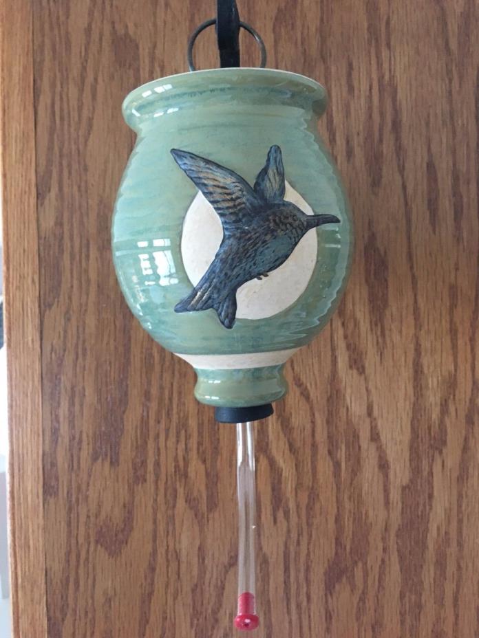 Friends of a Feather Humming Bird Feeder/ Pottery Base