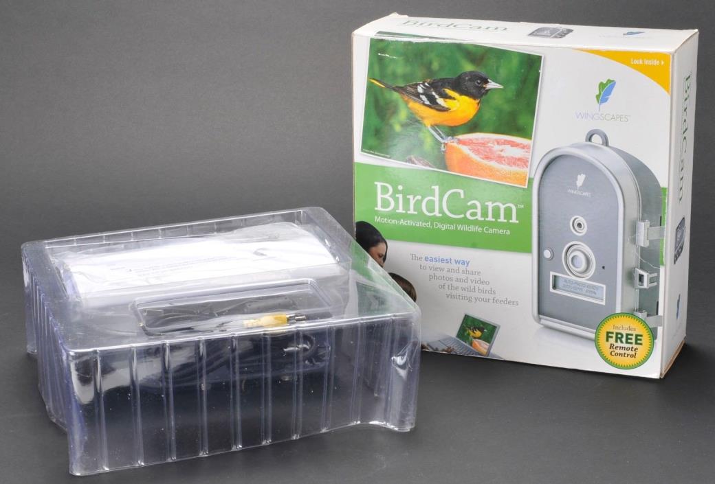 Wingscapes BirdCam Digital Wildlife Camera 3.1 Remote WSCA01 Unused