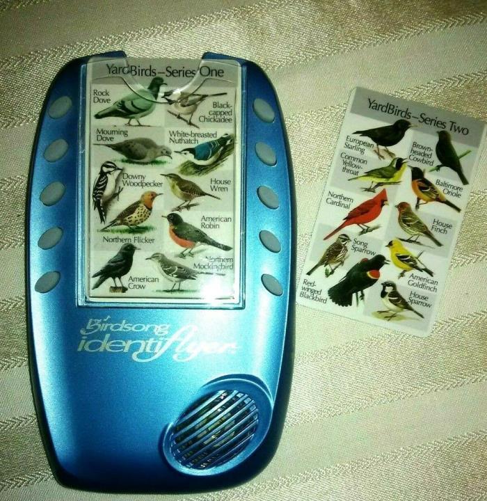 BIRDSONG IDENTIFLYER Model IFO3 With 2x Bird Cards
