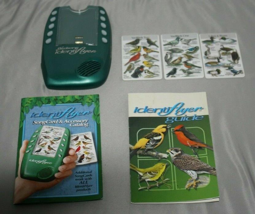 PRE-OWNED BIRDSONG IDENTIFLYER BIRD SONG IDENTIFIER WITH 3 CARDS + GUIDE - EUC