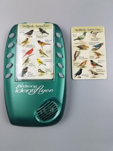 Birdsong IdentiFlyer Bird Call Song Identifier w/ Yard Bird Cards Series 1 & 2