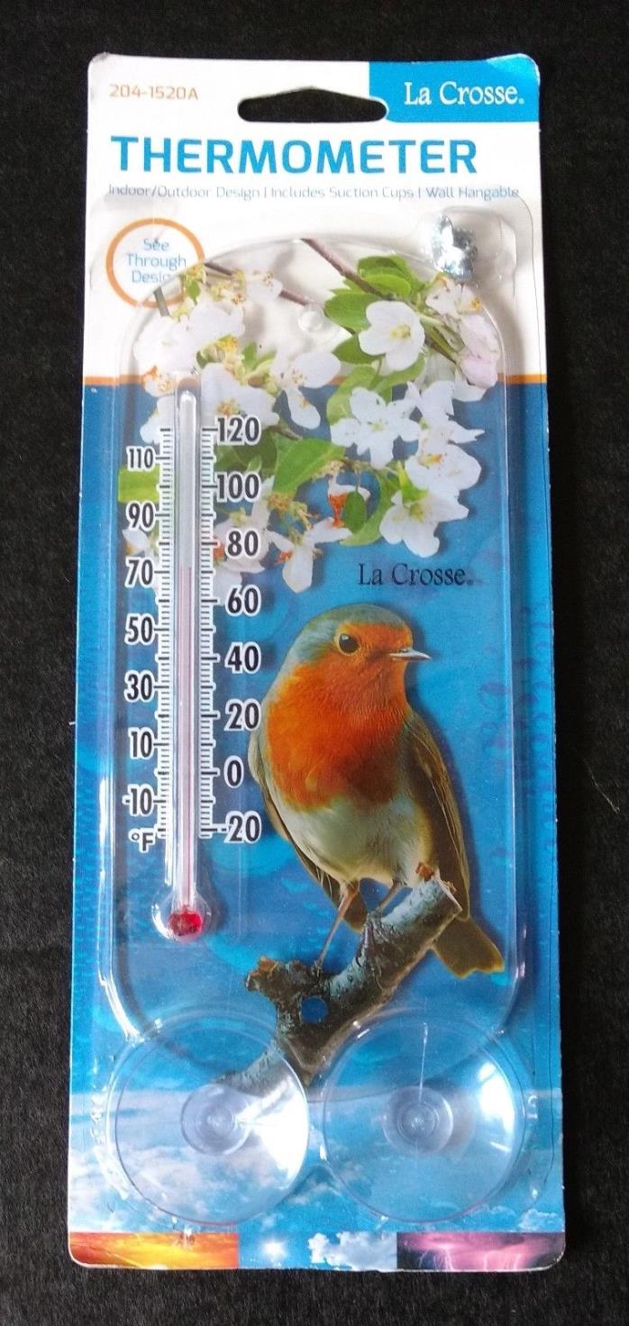 La Crosse Thermometer Robin on Magnolia Branch New In Package
