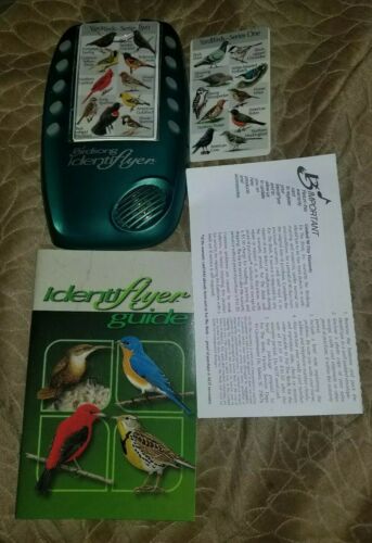 Birdsong Identiflyer Model IF03 with Guide & 2 Cards Includes Batteries