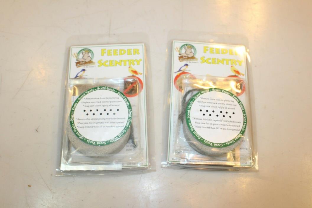 Scentsational FS-1 All Natural Scented Stone Bird Feeder Pest Repellent SET OF 2