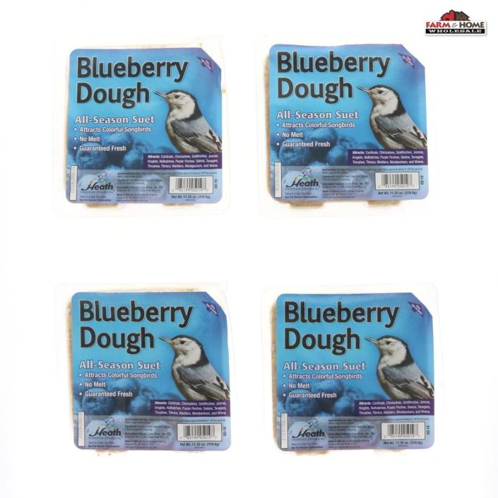 (4) Blueberry Dough Suet Songbirds Cake ~ NEW