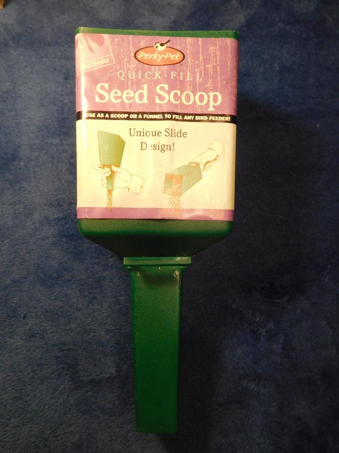 Perky Pet quick fill seed scoop