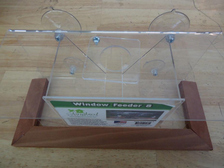 Songbird Essentials Window Feeder 8 Bird Feeder SE538