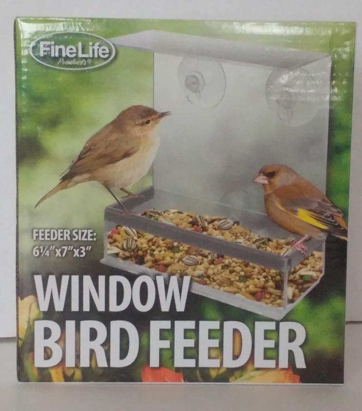 WINDOW BIRD FEEDER, FINE LIFE